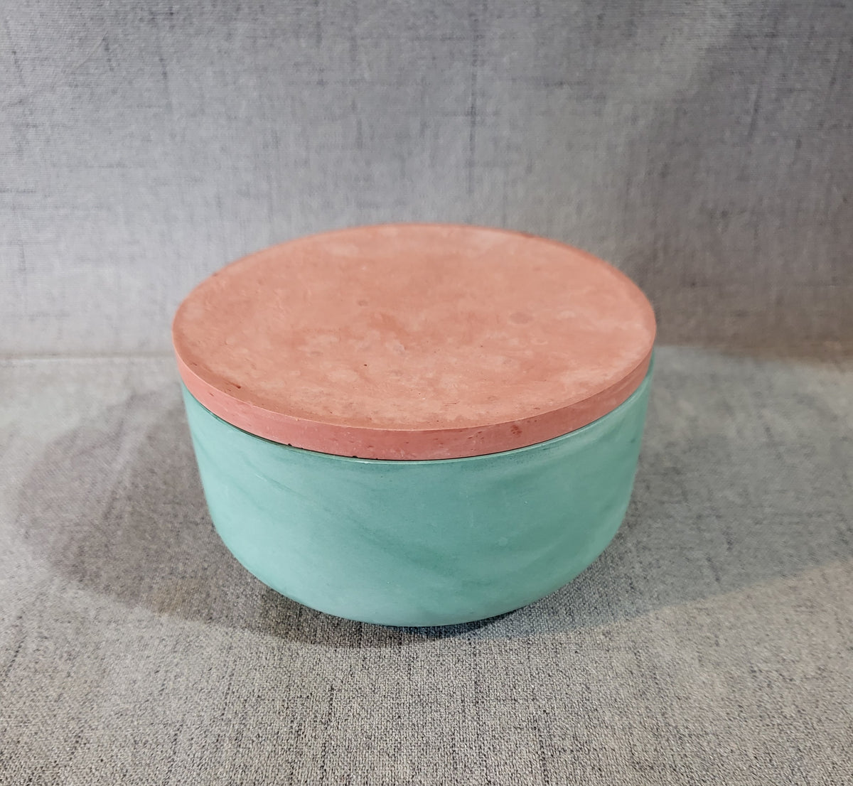 Handmade Plaster Bowls with Lids – Candy & Trinket Dishes