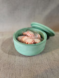 Handmade Plaster Bowls with Lids – Candy & Trinket Dishes