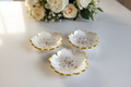 Kitchen Island Lifestyle - White & Gold Trinket Dishes