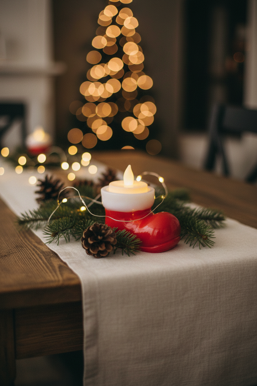 Santa Boot Votive Lifestyle