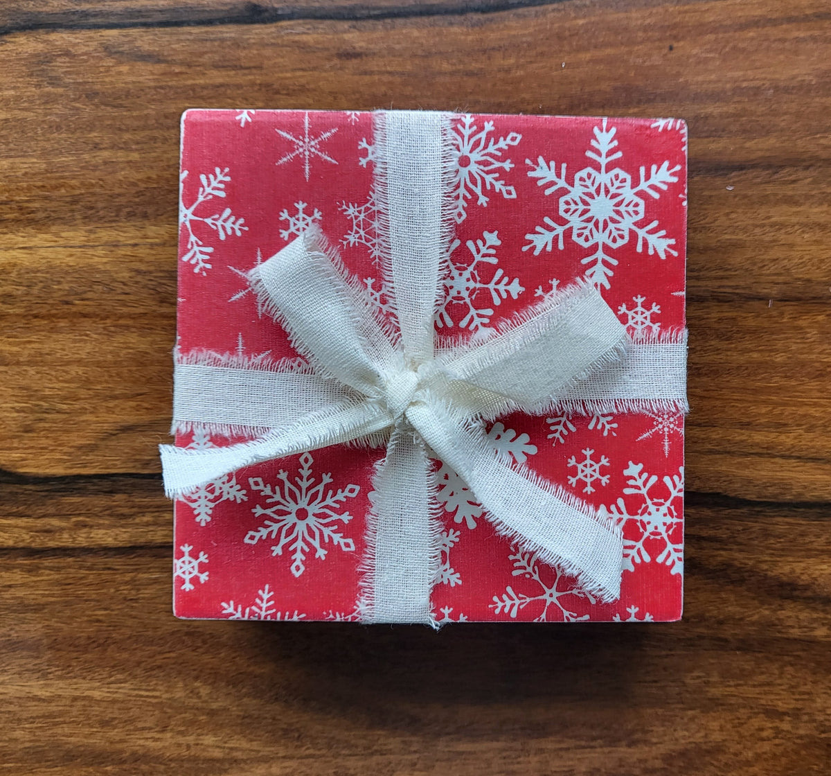 Holiday ❄️ Snowflake Coasters - set of 4